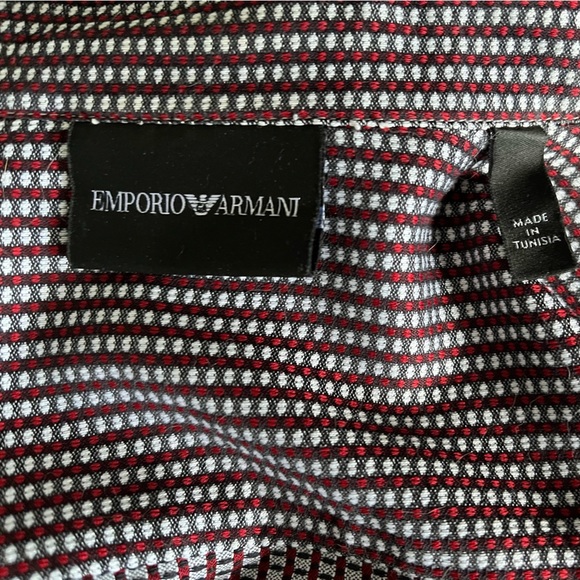 100% authentic emporio armani pattern shirt size medium men’s amazing condition​ - Picture 8 of 9